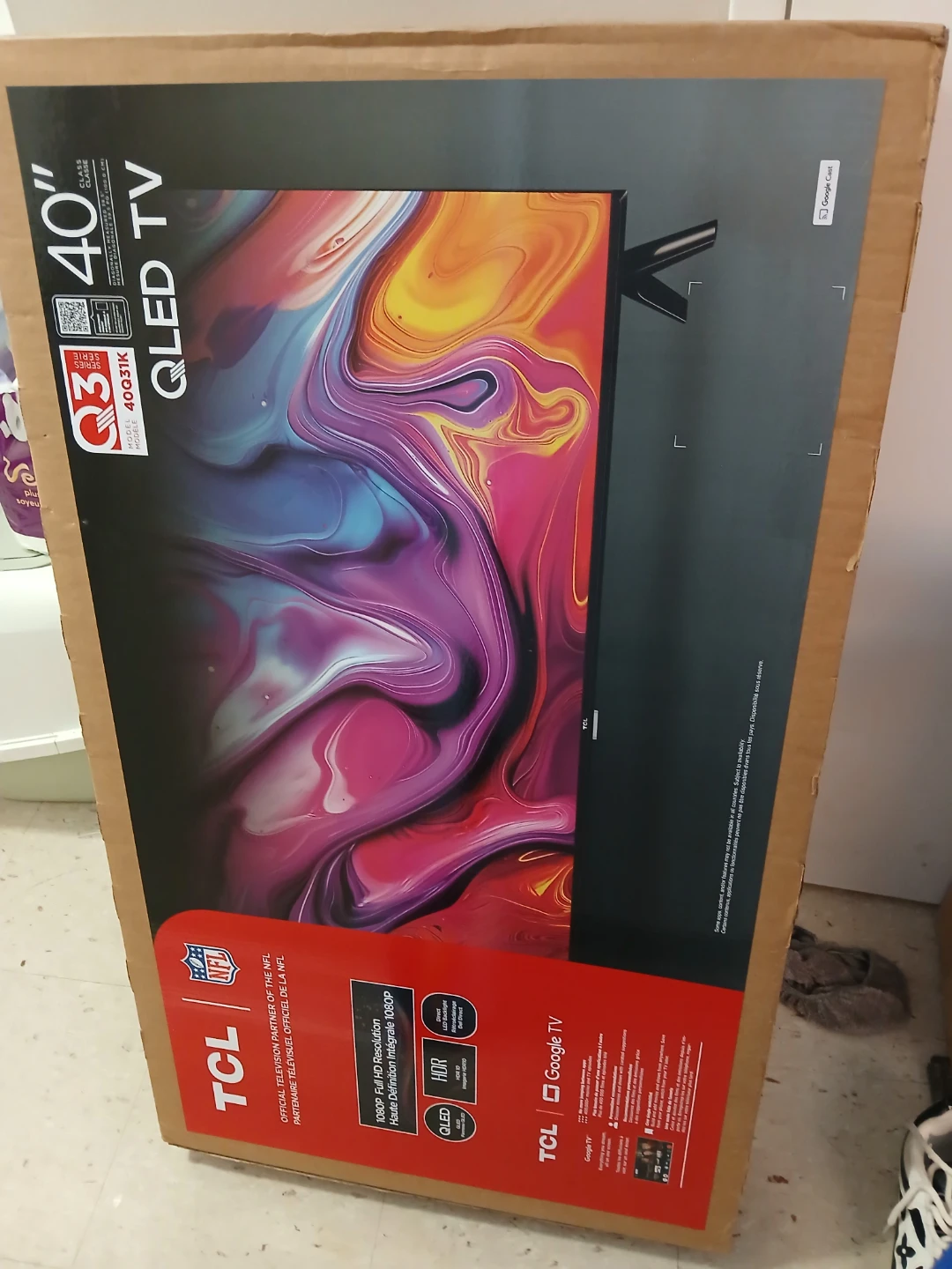 TCL 40" QLED 4K TV