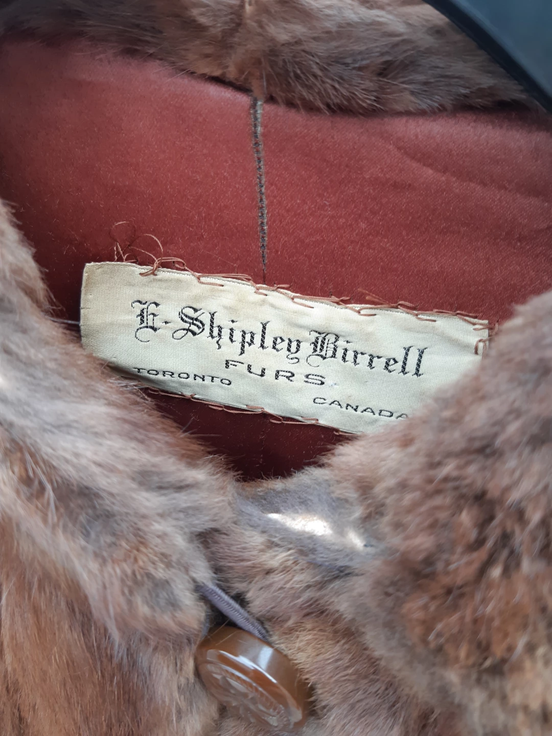 vintage E. Shipley Birrell Furs Authentic fur coat - photo 3