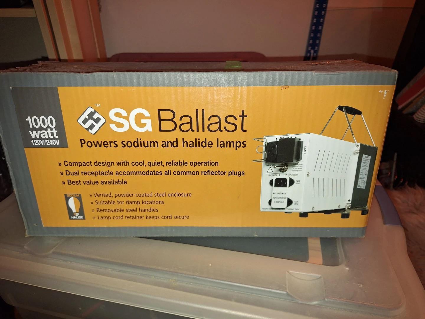 SG Ballast 1000 Watt Powers Sodium and Halide Lamps