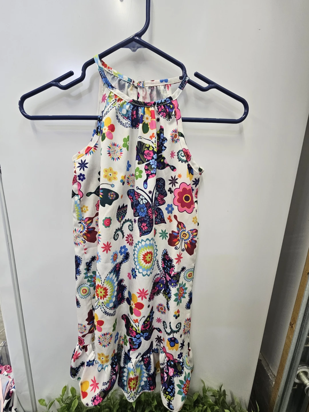 Girls Butterfly Dress Size 5-6Y