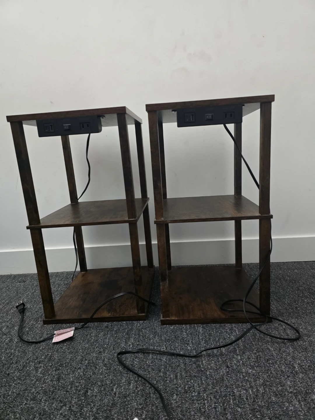 2 Wood Finished Night Stand - photo 2