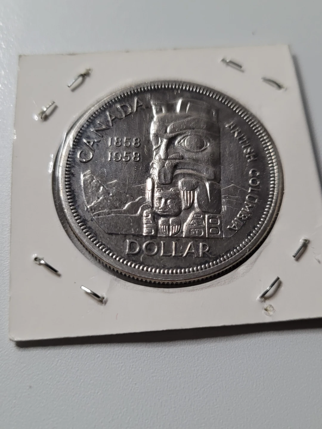 1958 Canada British Columbia Dollar Coin
