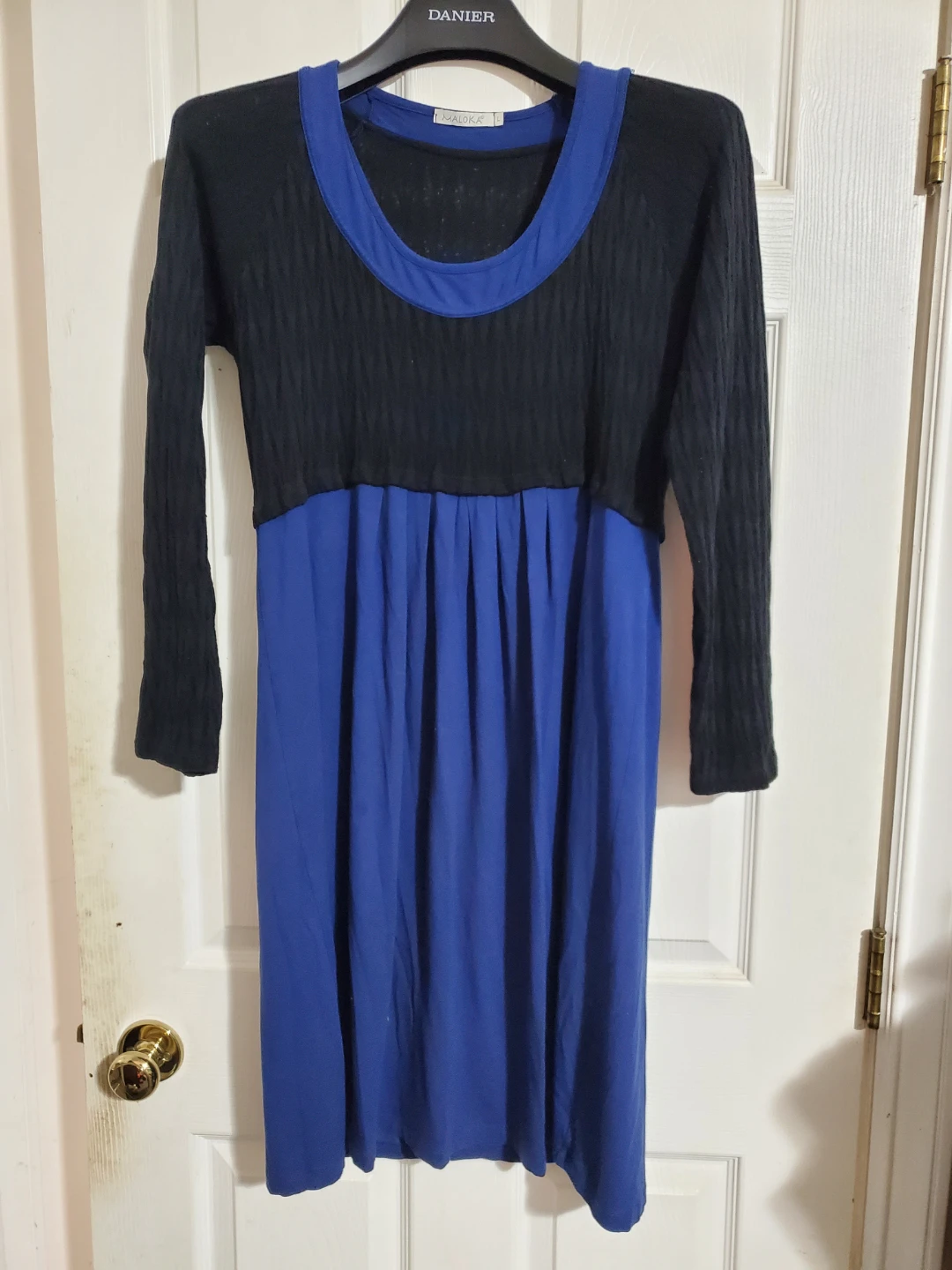 MALOKA Women's Long Sleeve Dress - Size L