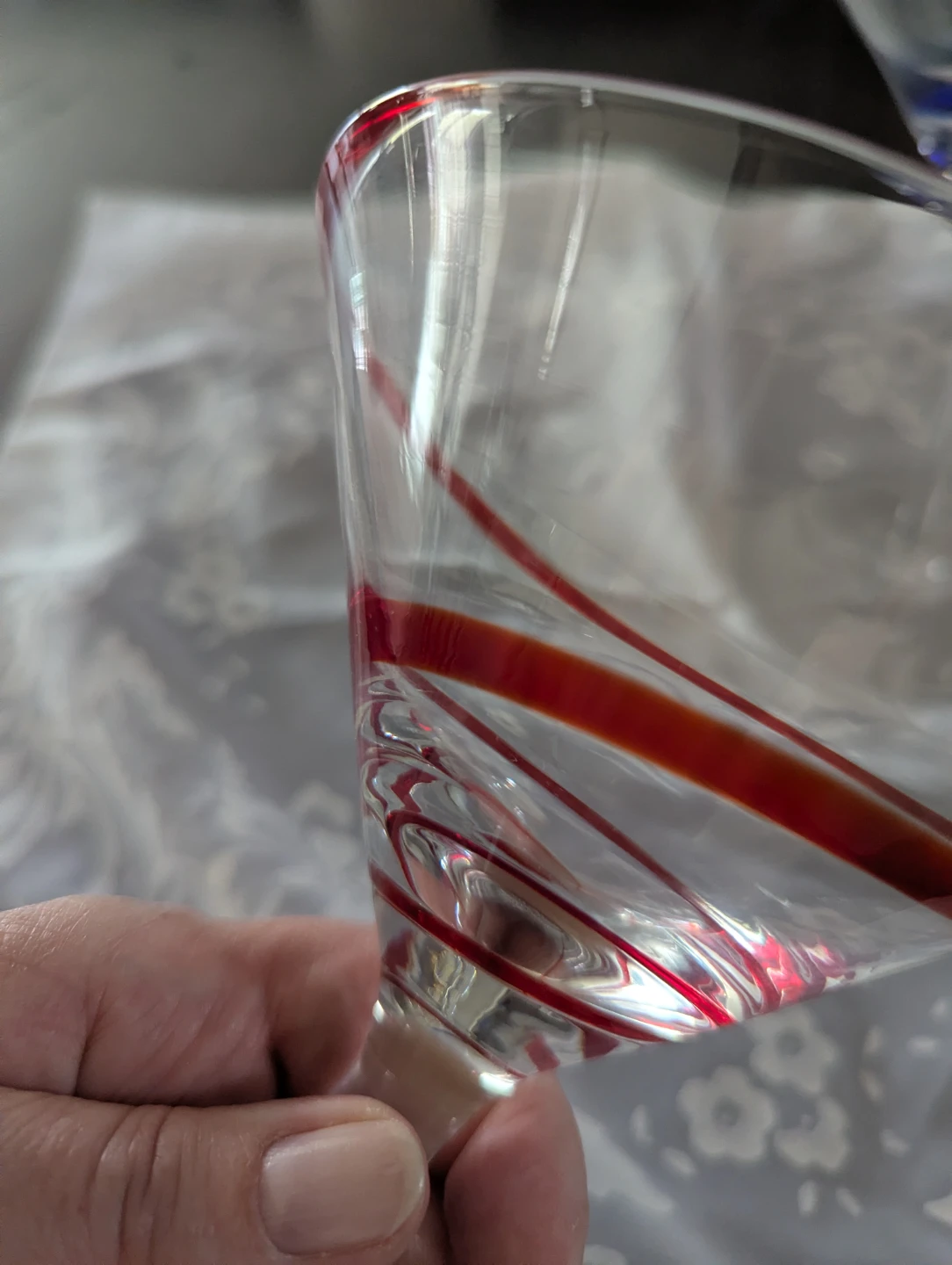 Set of 2 Decorative Martini Glasses - photo 2