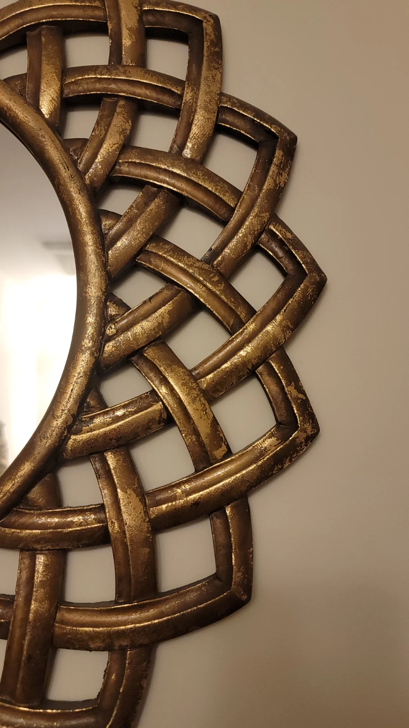 Gold finish Decorative Wall Mirror - photo 2