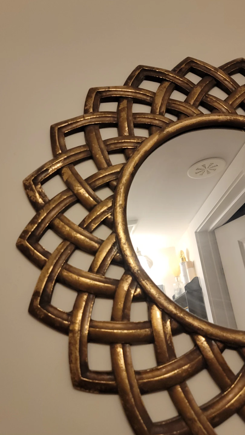 Gold finish Decorative Wall Mirror - photo 3