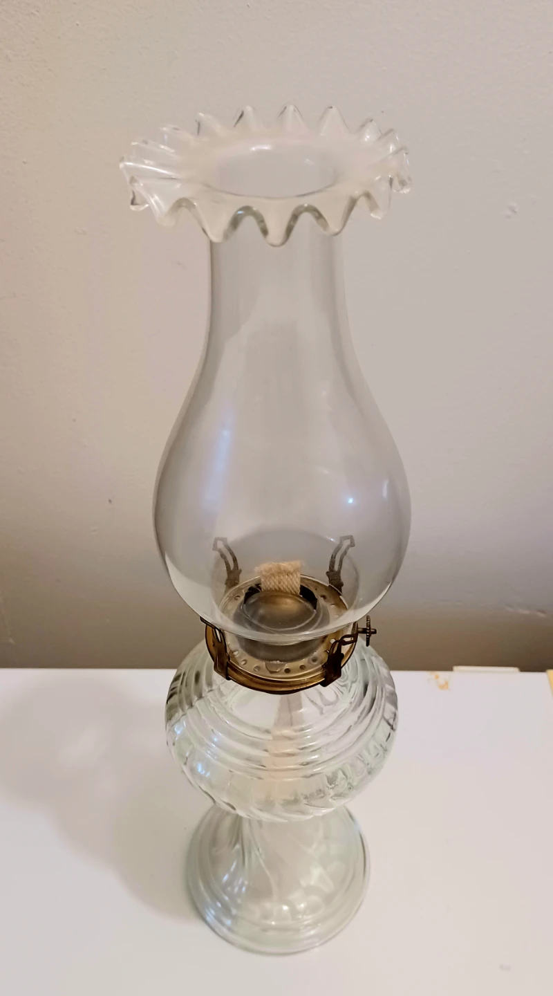 Antique 1800's Rare Tall Dabs New Oil Lamp - photo 2