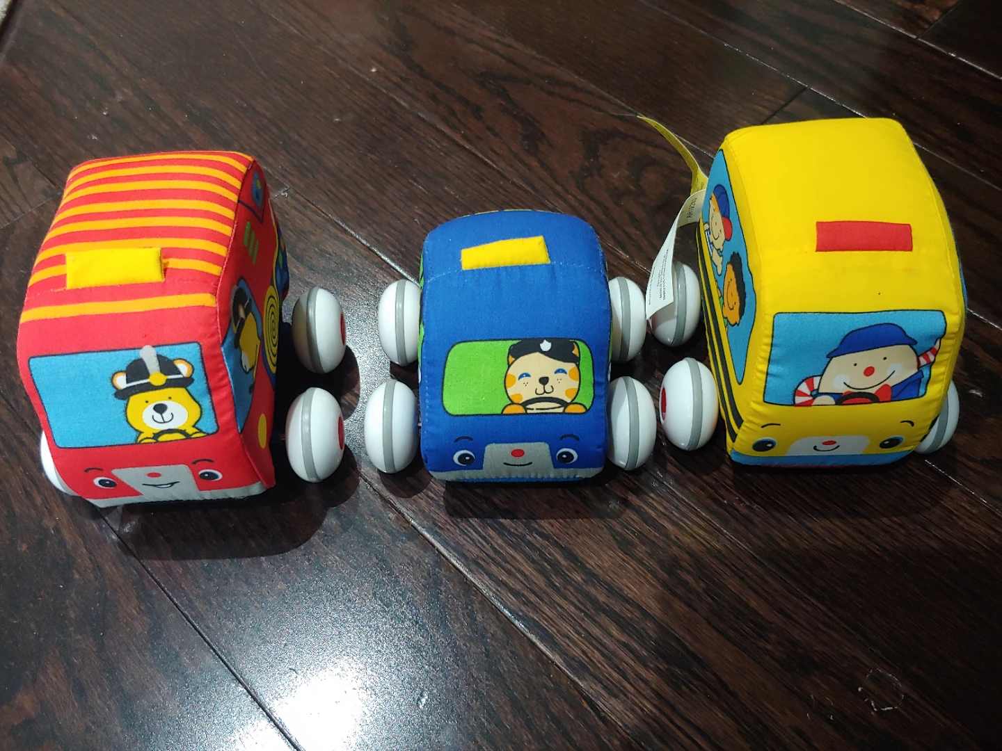Melissa and Doug Soft Plush Toy Cars - Set of 3