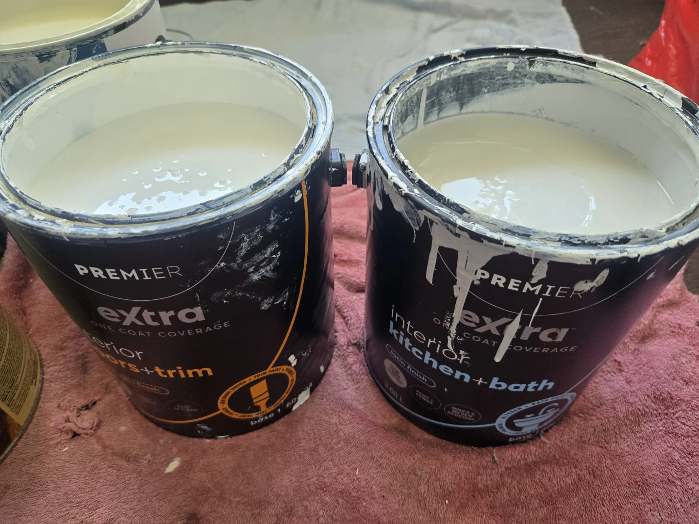 Assorted Wall Paints, Wood Finish and Vinyl Adhesive - photo 4