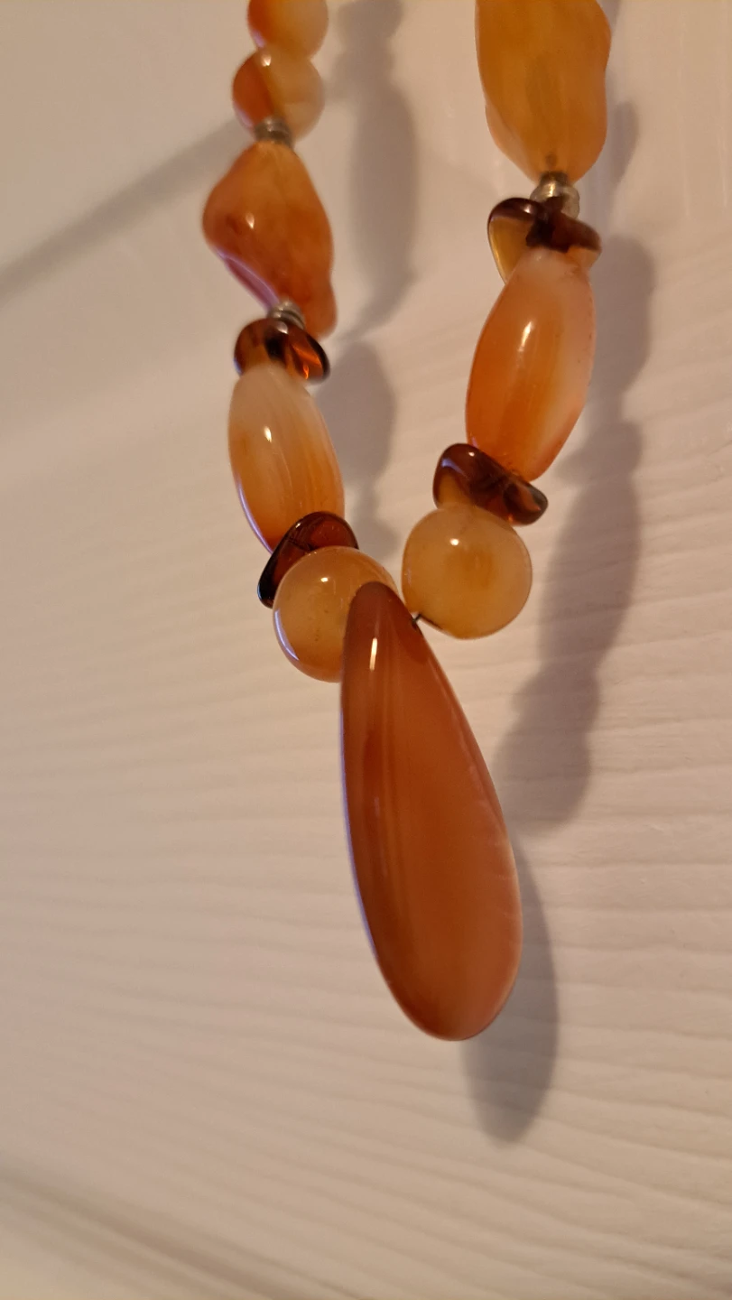 Orange Beaded Necklace - photo 2