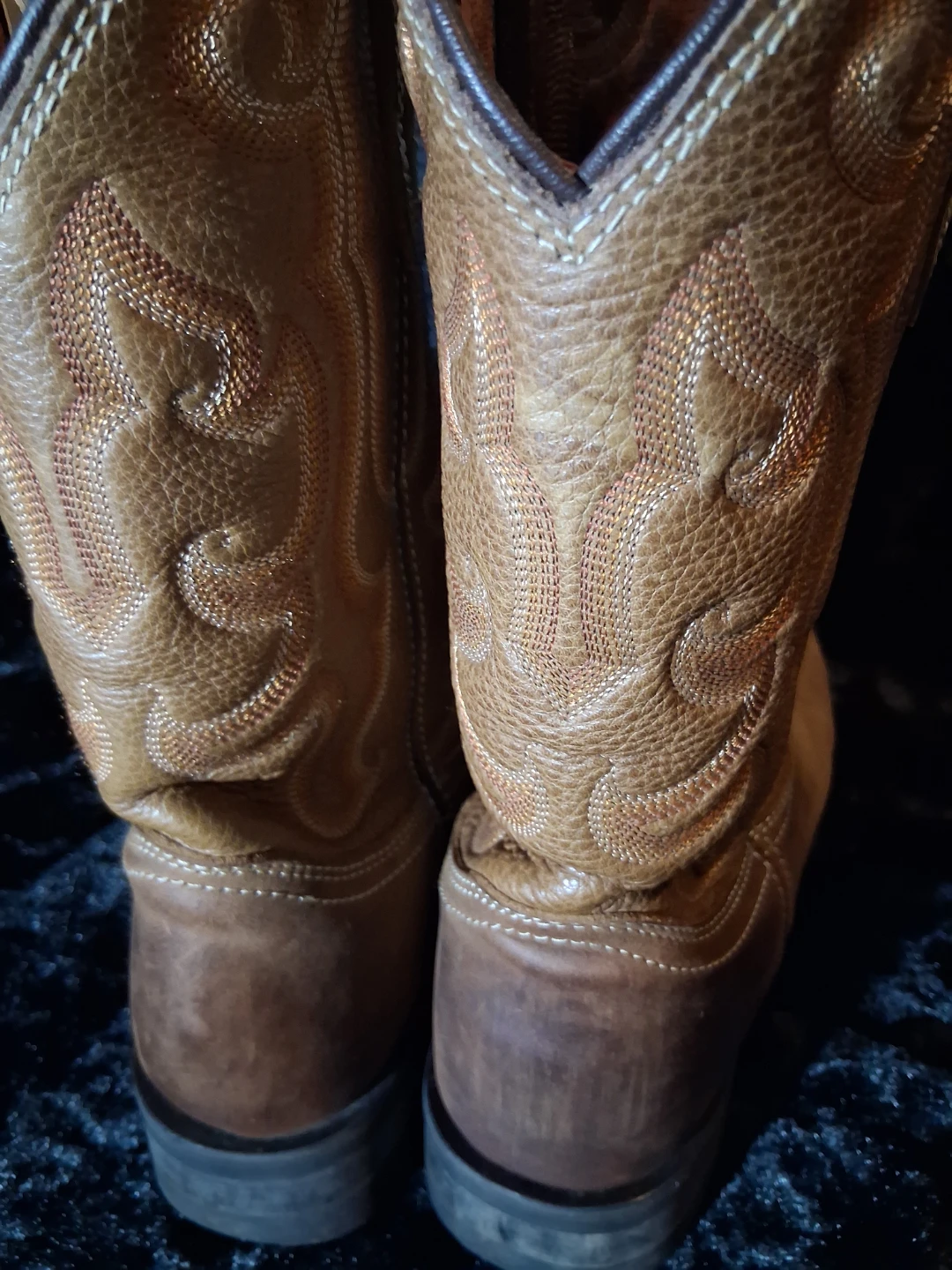 Men's Brown Leather Cowboy Boots - photo 4