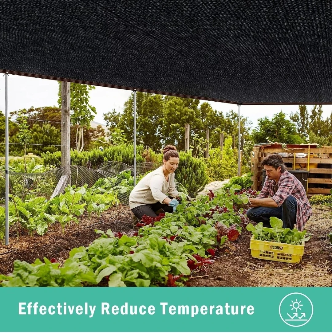 Shade Cloth 10x20ft Black 90% UV Blockage - photo 4