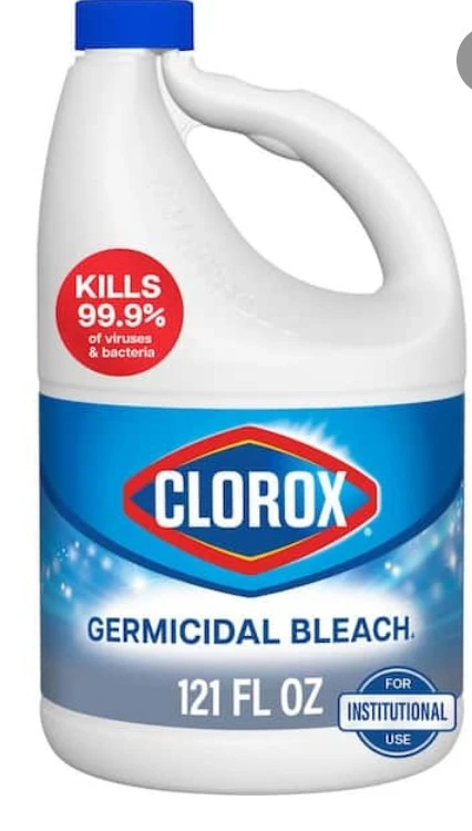 Clorox Germicidal Bleach, 121 Fl Oz