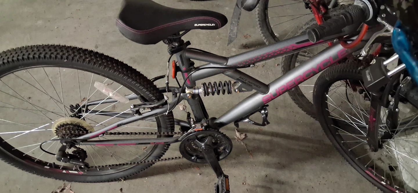 Supercycle Mountain Bike - Grey/Pink