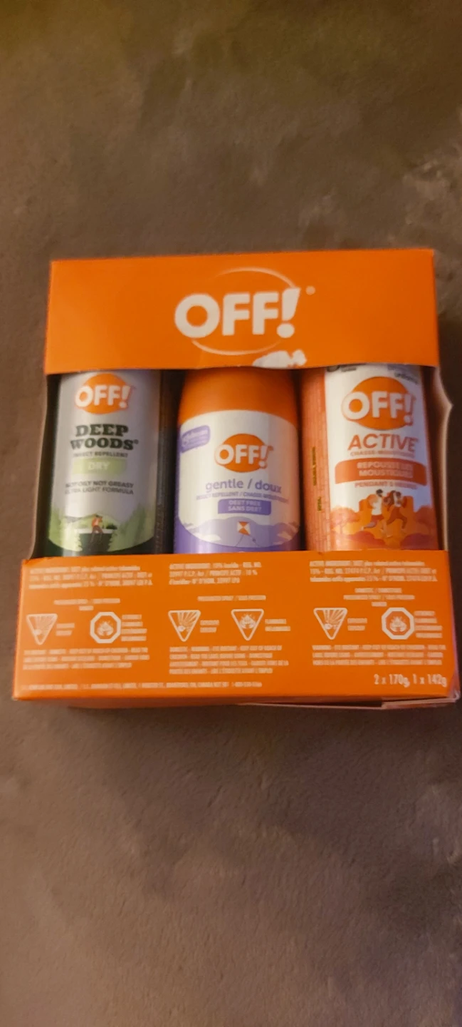 OFF! Insect Repellent 3-Pack