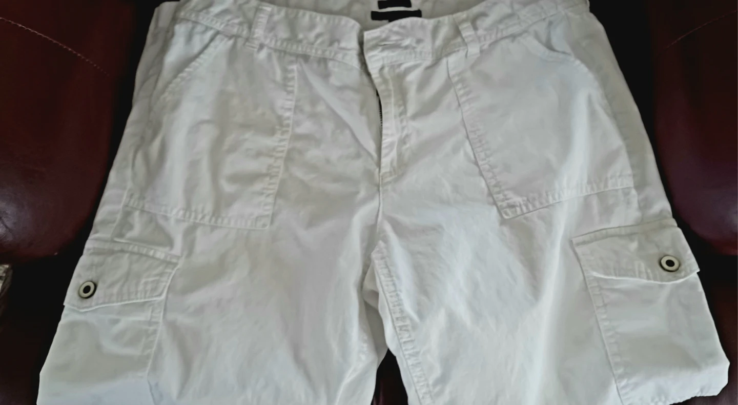 Tommy Hilfiger White Crop Capris Size 10 - photo 3