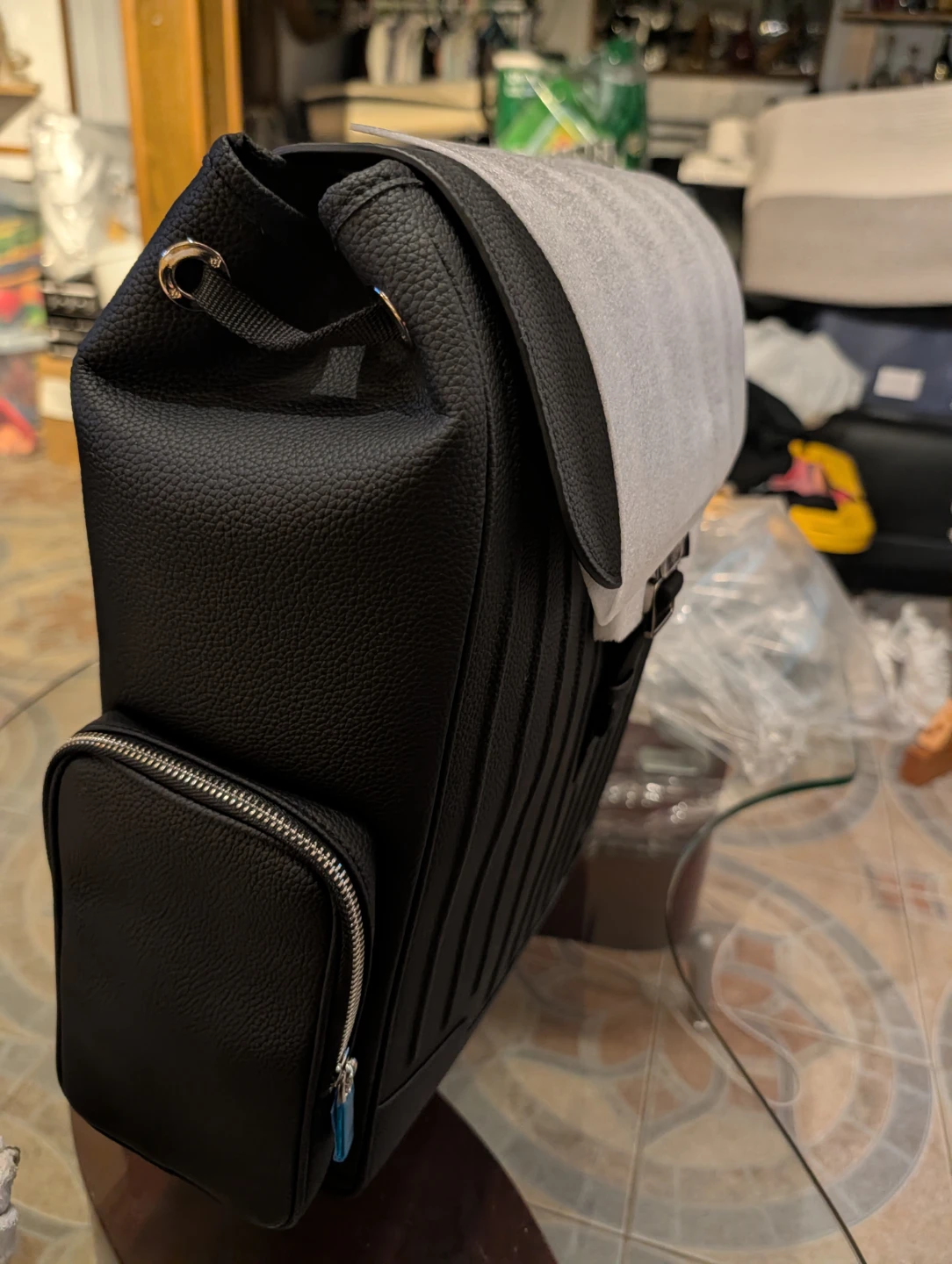 RIMOWA Black Leather Backpack - photo 5