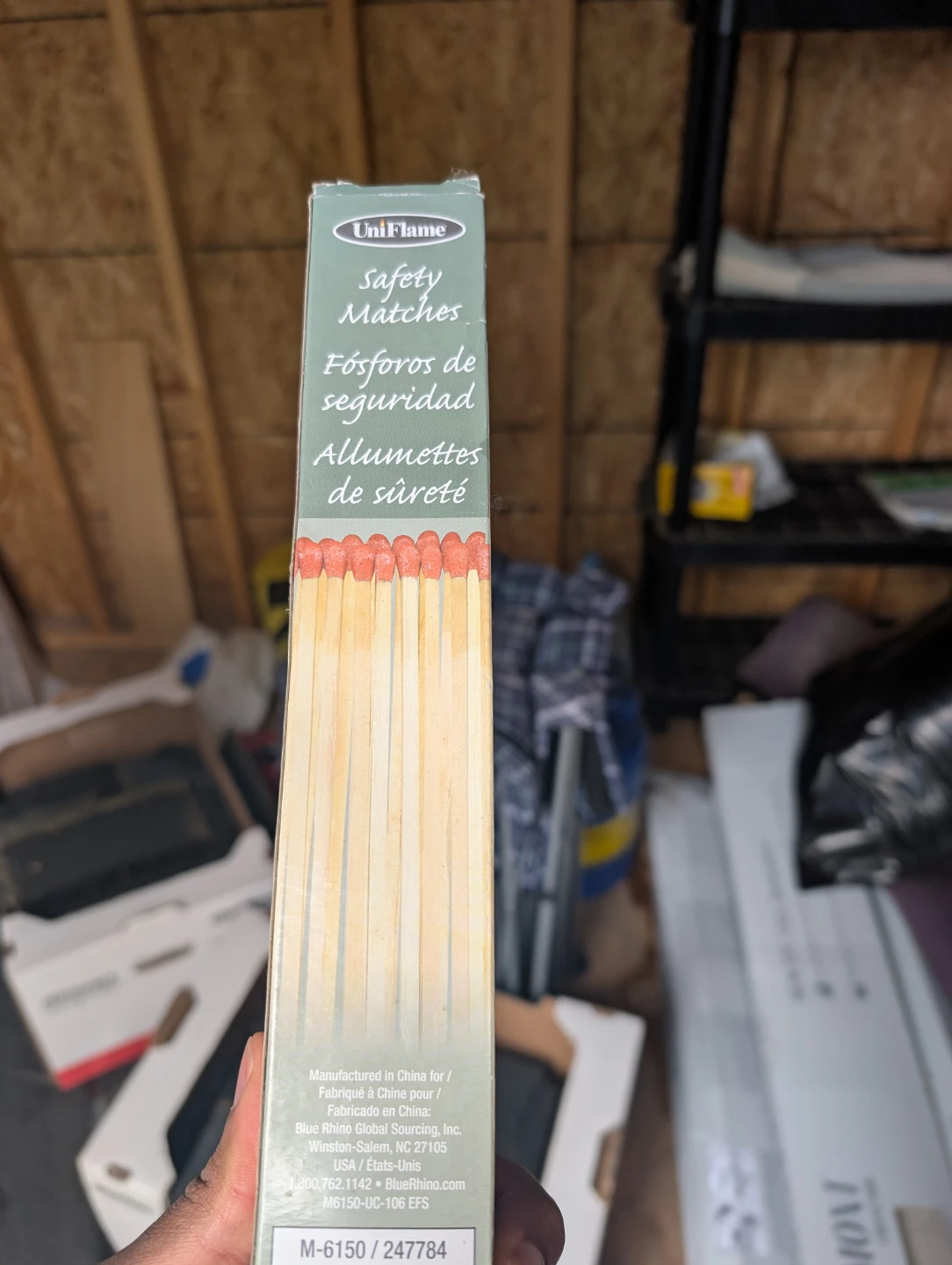 UniFlame Safety Matches Box