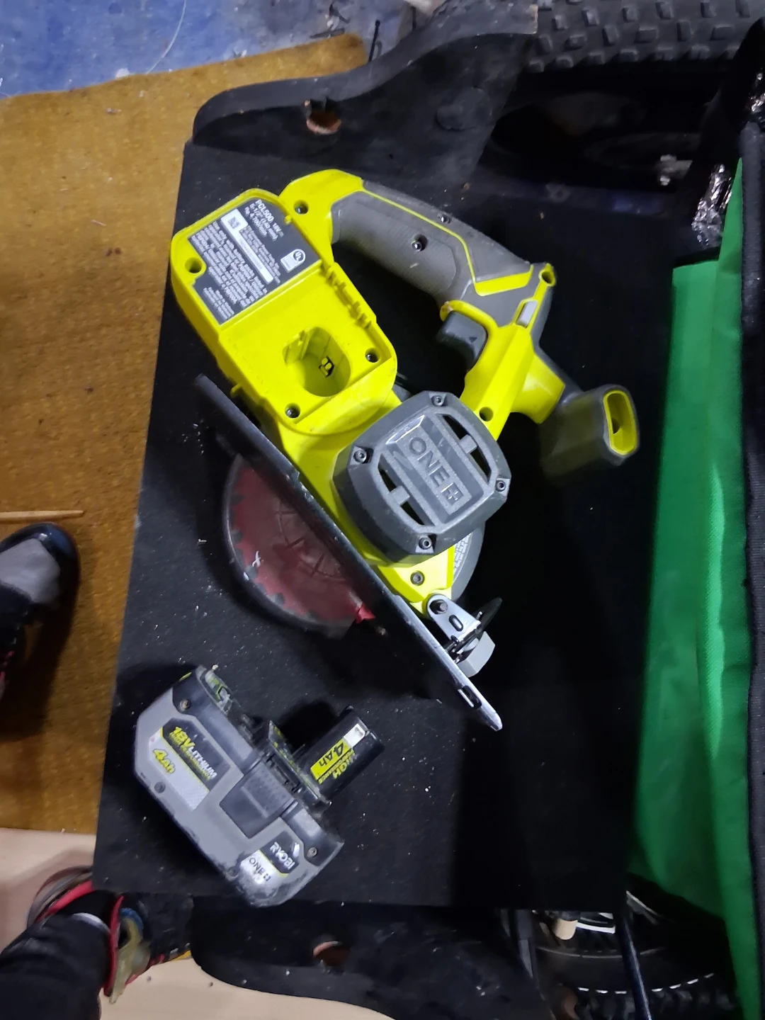 Ryobi ONE+ Cordless Circular Saw with Battery - photo 2