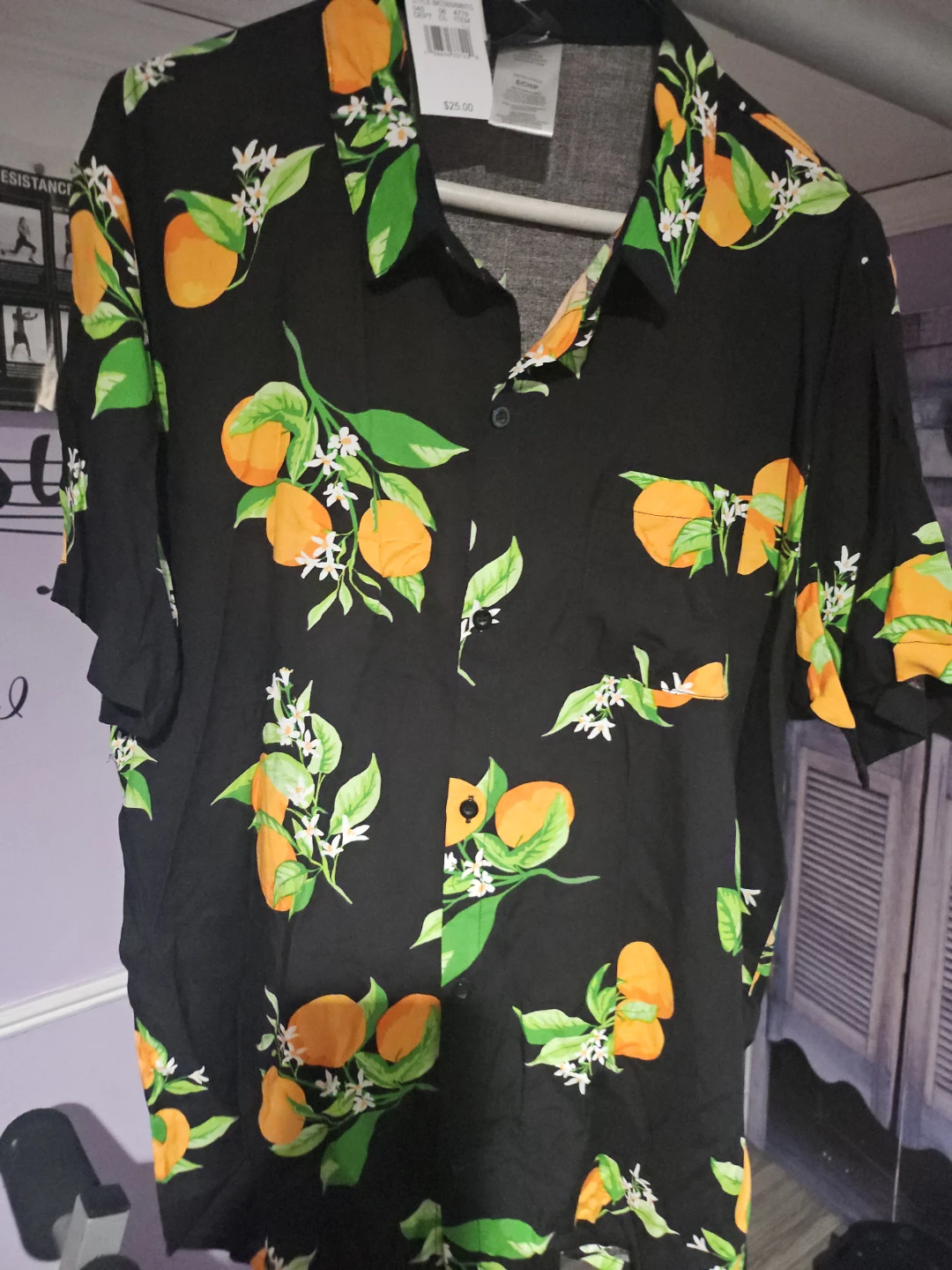 Xhilaration Short Sleeve Button Up Shirt