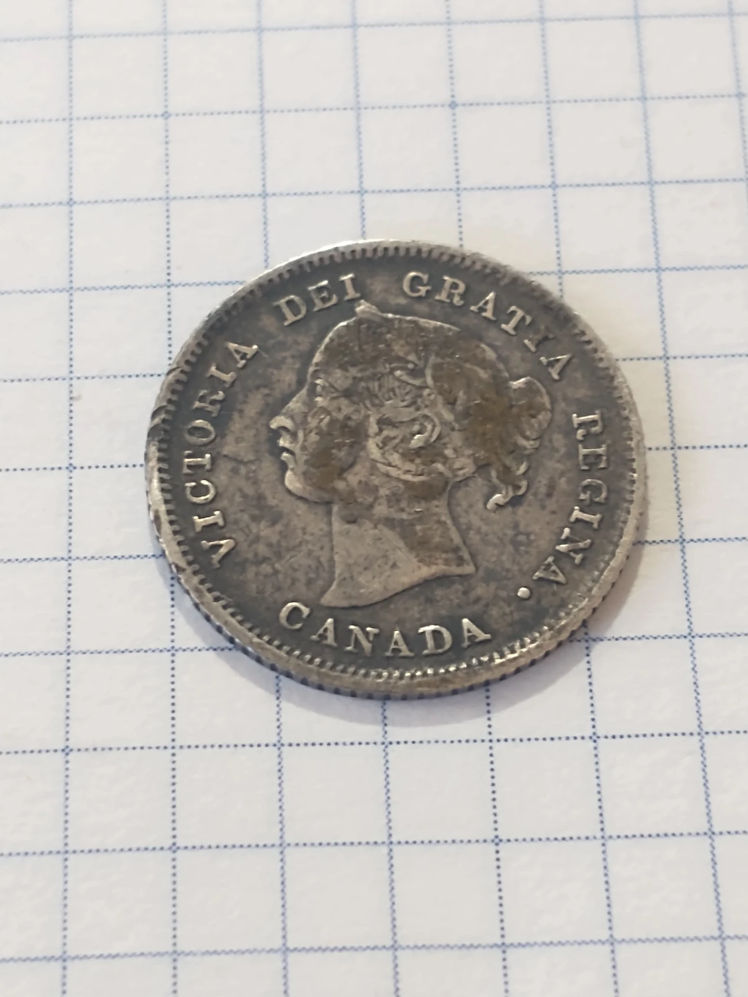 Lovely 1882H Canada five cents .925 silver coin KM #2 - photo 4