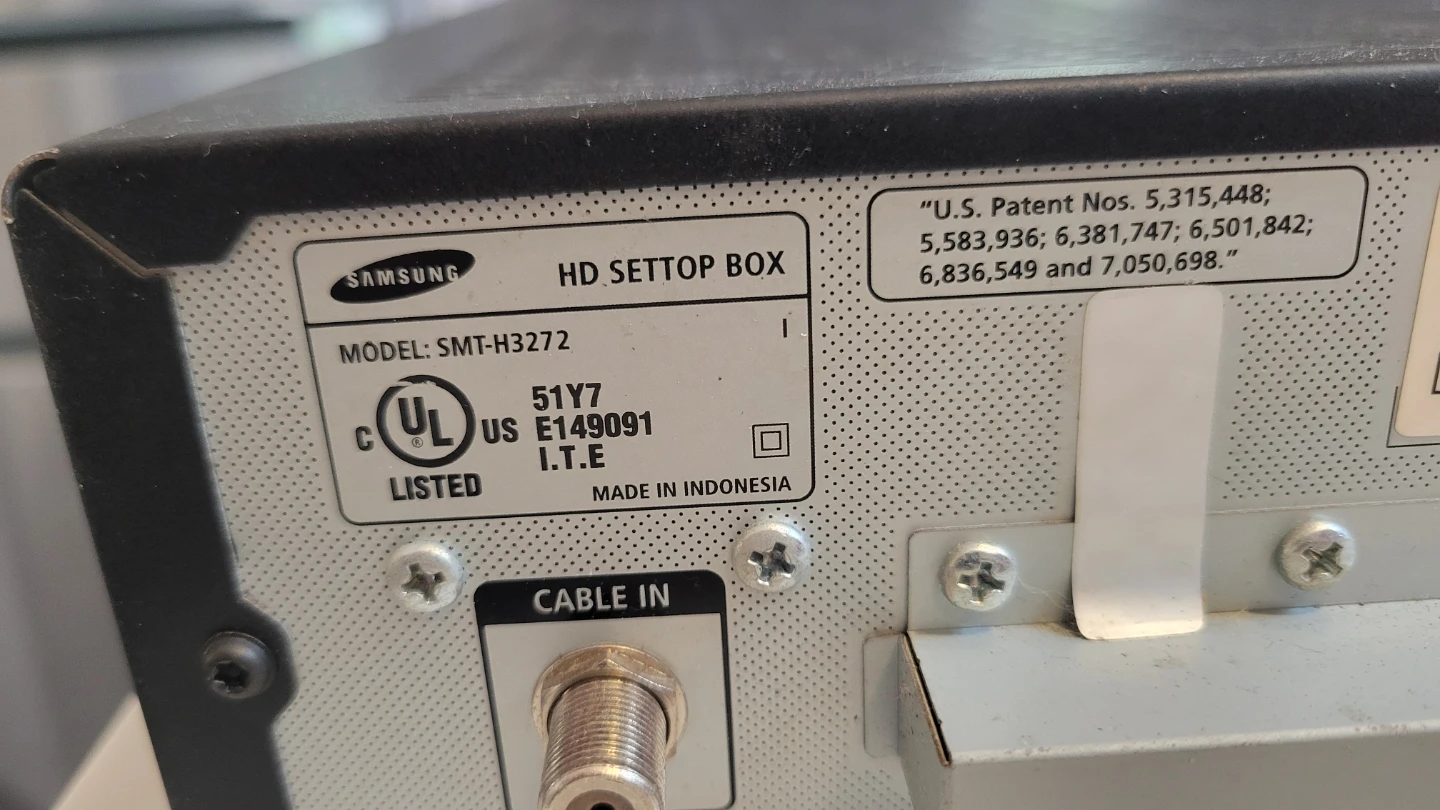 Samsung HD Set Top Box SMT-H3272 - photo 4