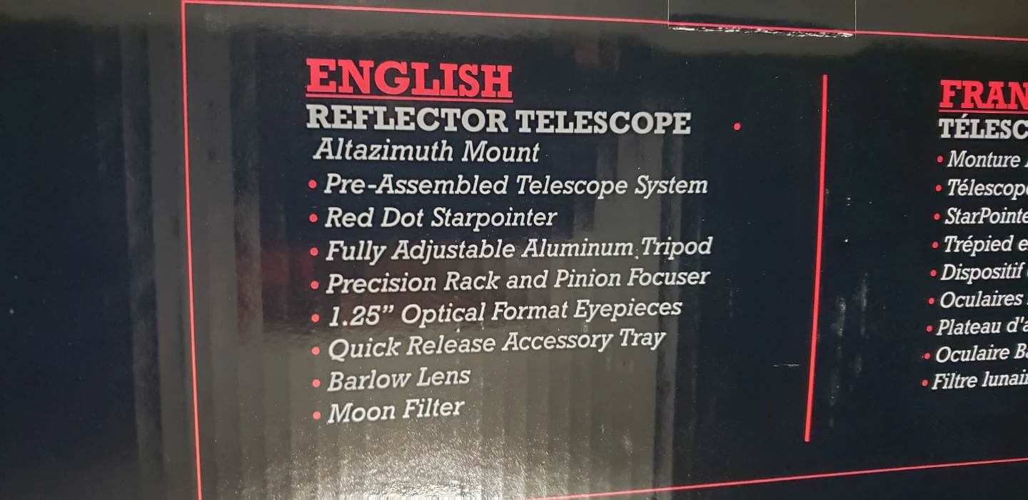 Tasco Space Station Reflector Telescope with Altazimuth Mount - photo 2