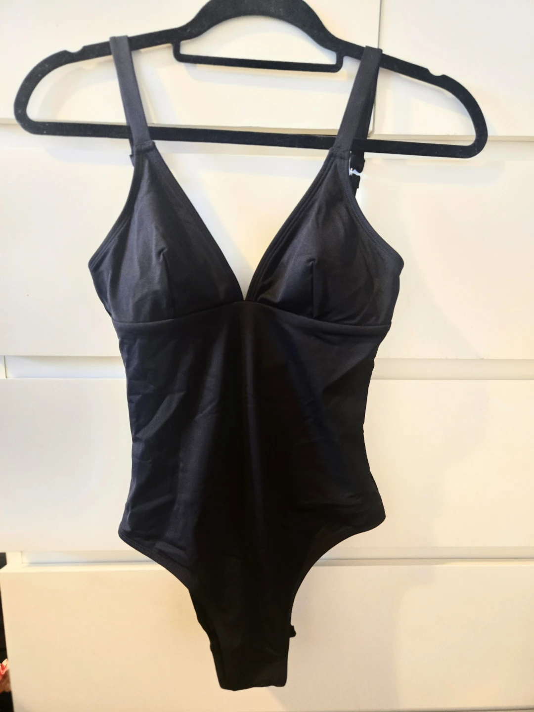 CUPSHЕ Black Slim & Sculpt One-Piece Swimsuit - Size XS