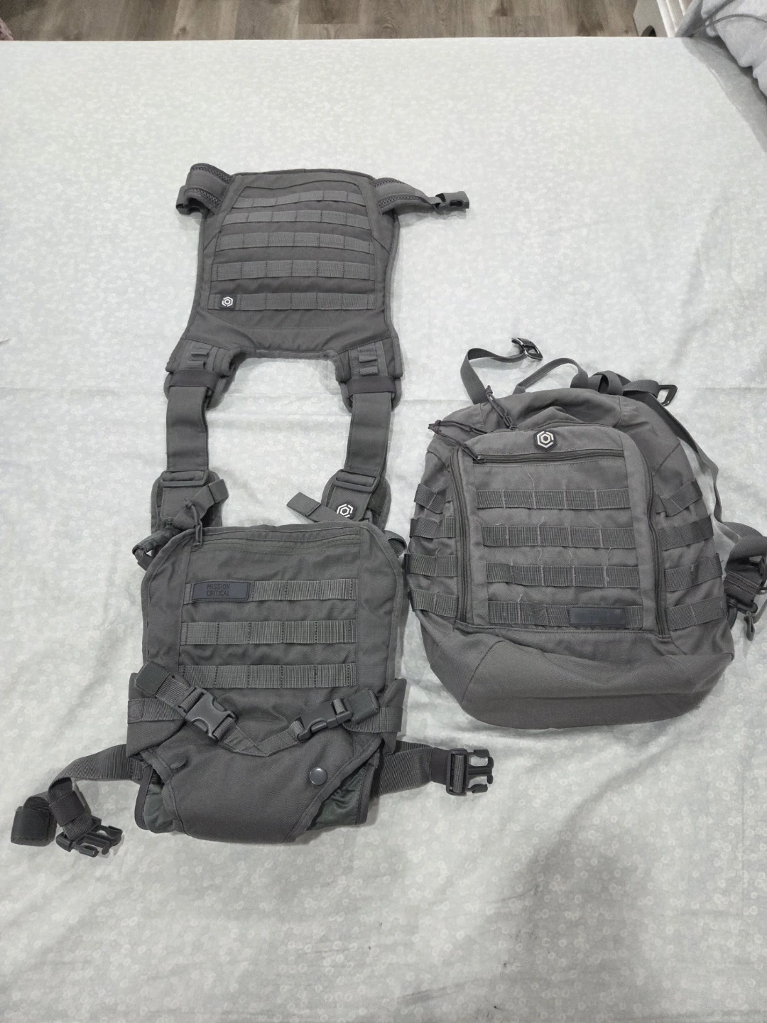 Mission Critical Baby Carrier & Backpack Set