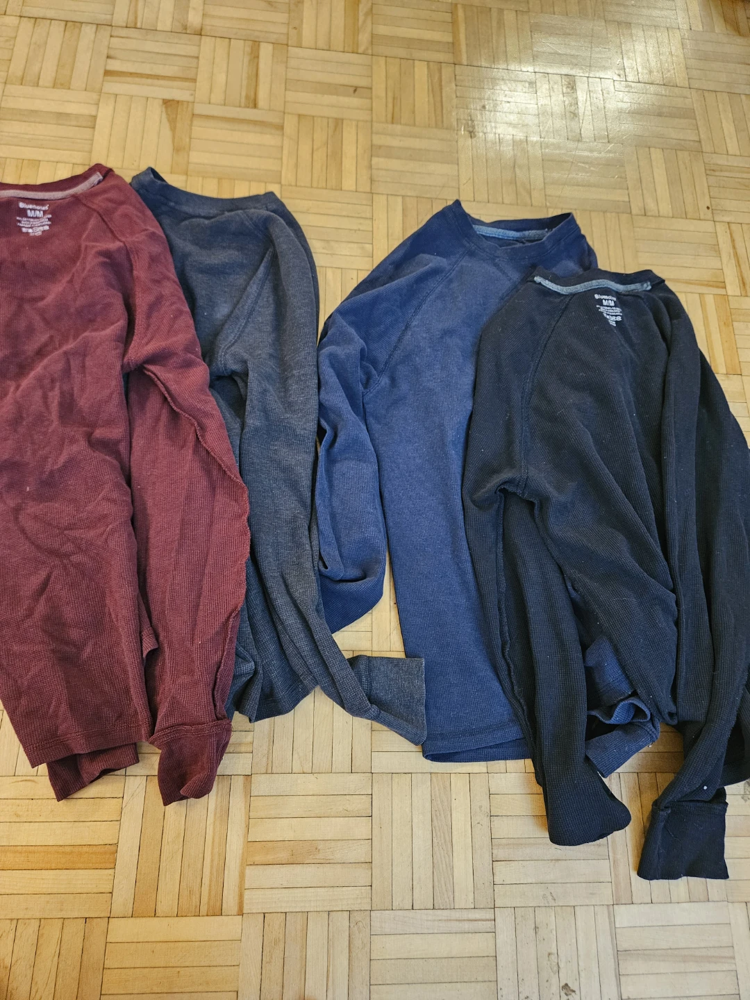 Bluenotes M/M Long Sleeve Thermal Shirts (Set of 4) - photo 2