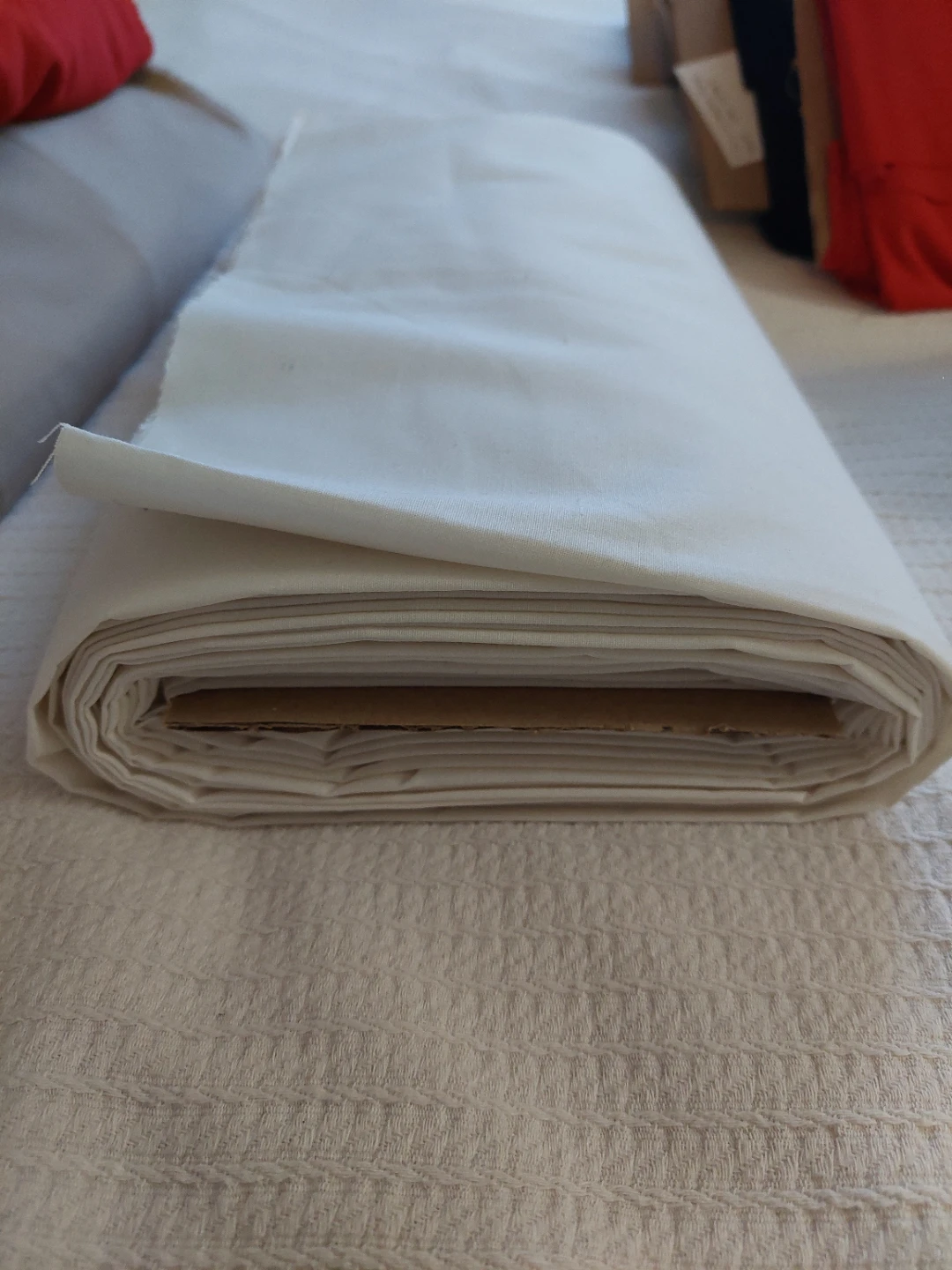 Rolls of assorted fabrics. - photo 5