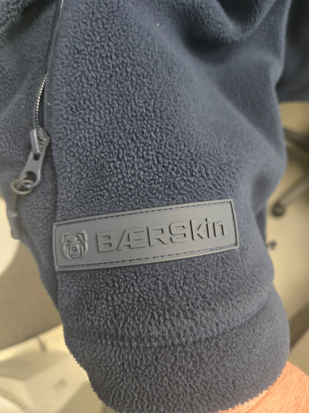 Baerskin Men's Fleece Full Zipper Hoodie 4.0.  Navy Blue 3XL. - photo 5