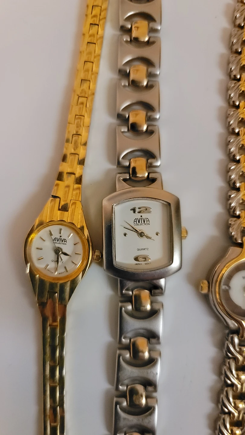 Lot of 3 Women's Quartz Watches - Aviva, Timex (6) - photo 2