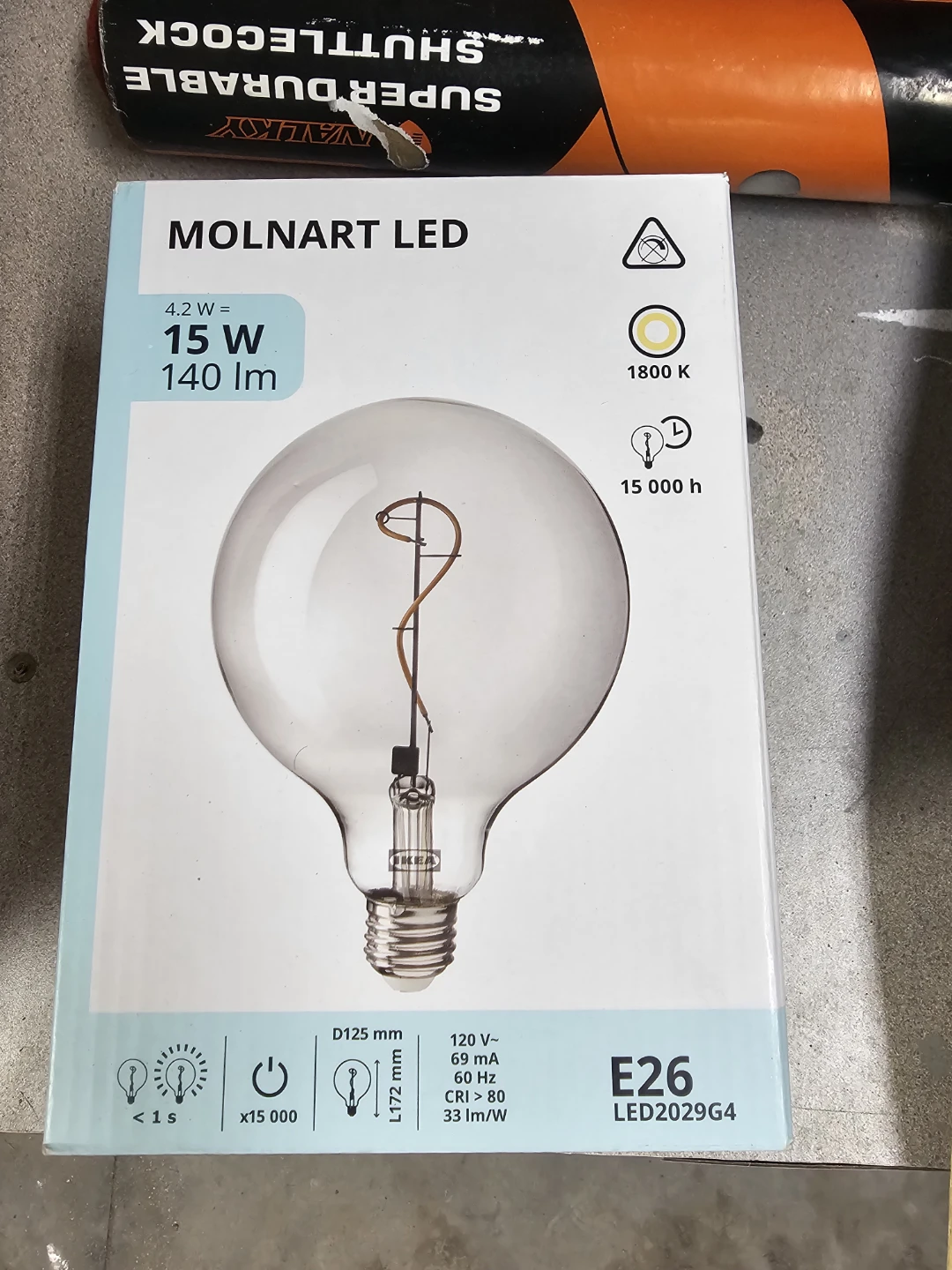 IKEA MOLNART LED Globe Bulb E26 - photo 2
