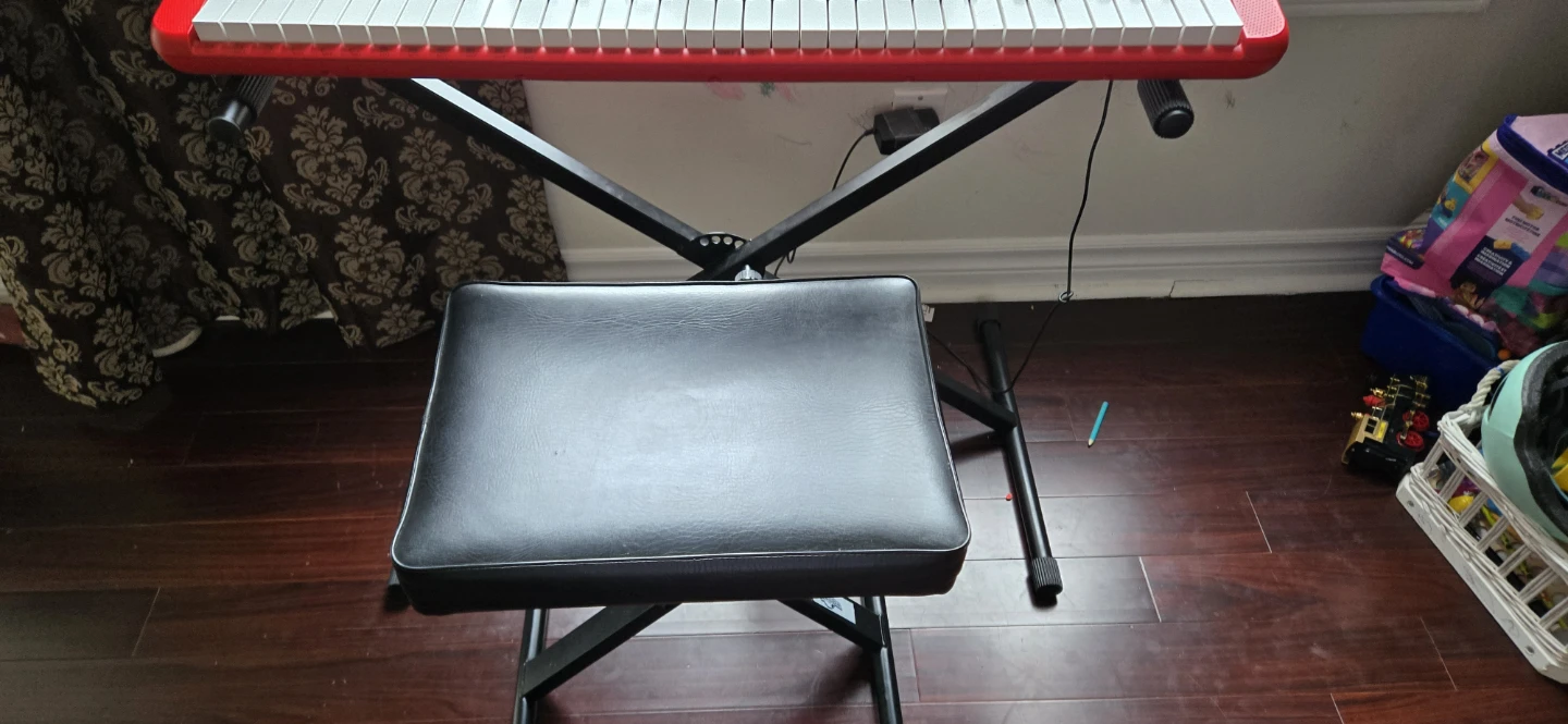 Casio Casiotone CT-S200RD Red Keyboard with Stand and Bench