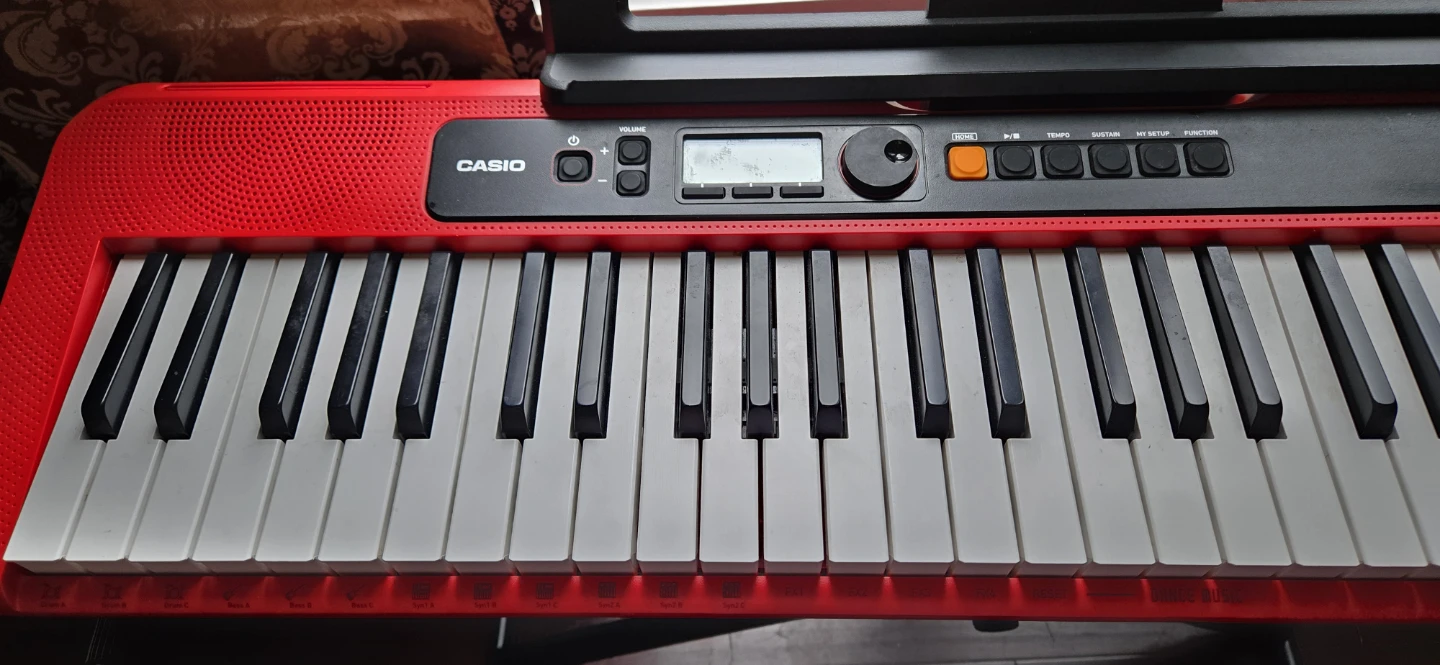 Casio Casiotone CT-S200RD Red Keyboard with Stand and Bench - photo 4