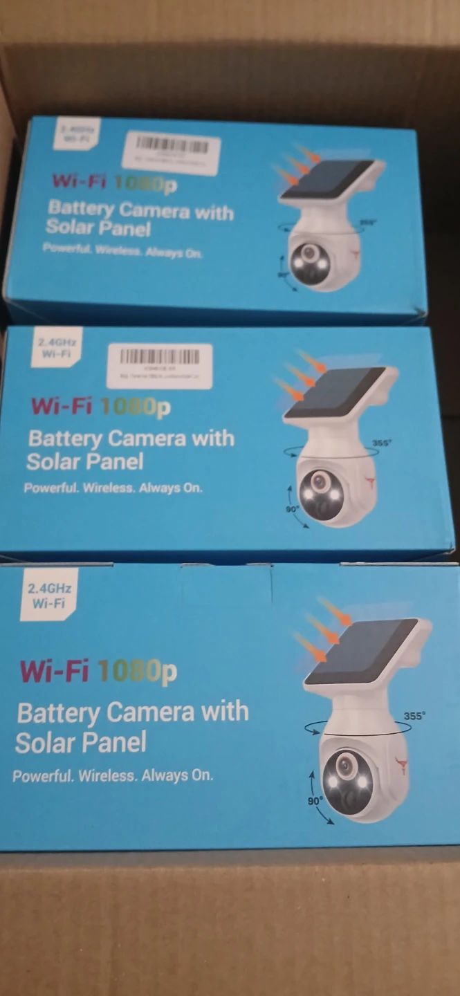Wi-Fi 1080p Battery Camera with Solar Panel