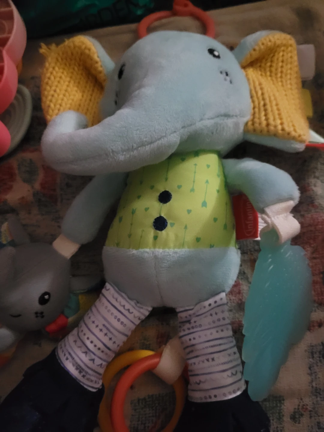 Infantino Go Gaga Playtime Pal Elephant activity toy.