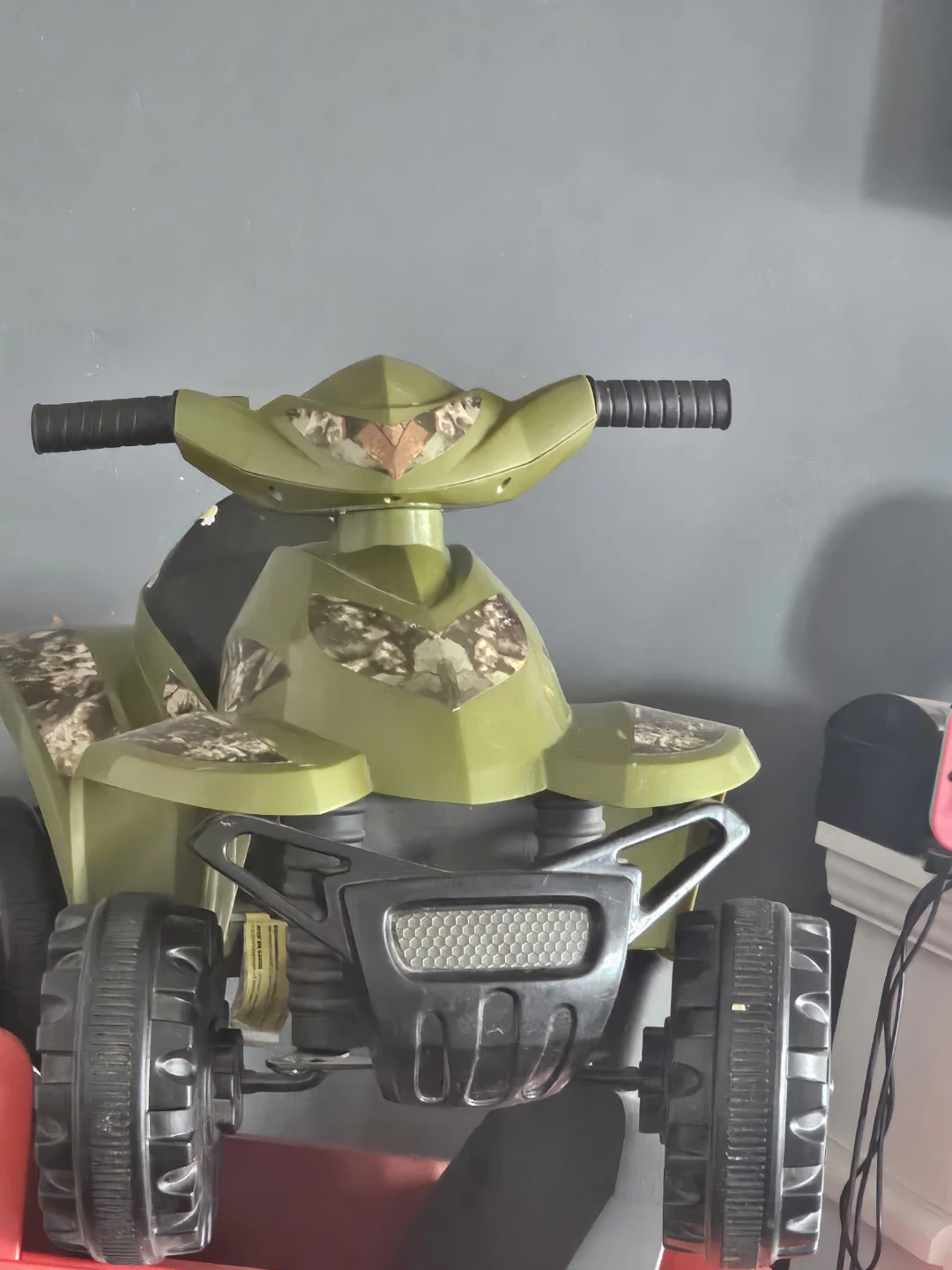 Kids Ride-On ATV Toy Green Camo 6V