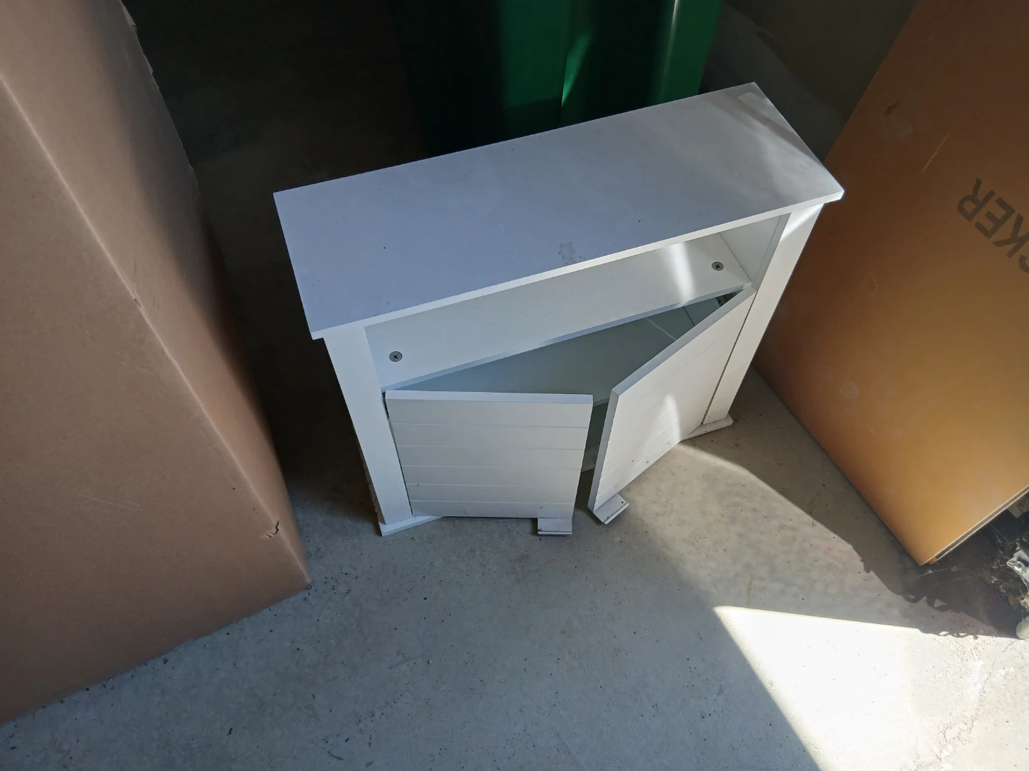 White Storage Cabinet