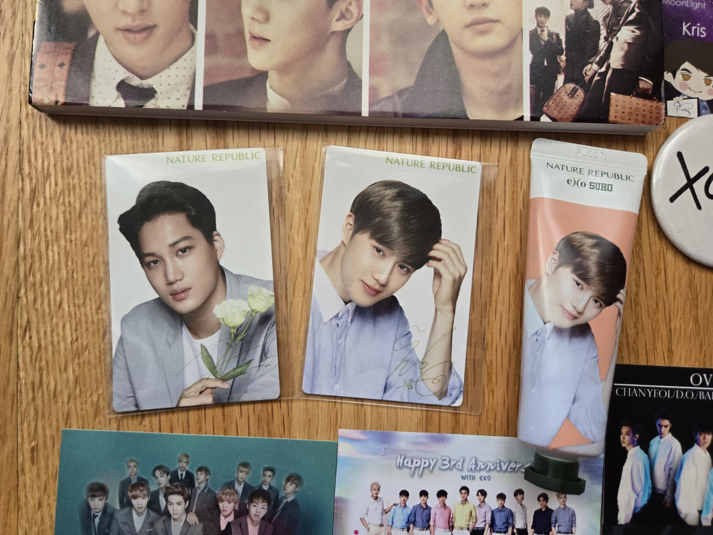 2017 EXO Kai Suho Nature Republic Photocard Hand Cream - photo 5