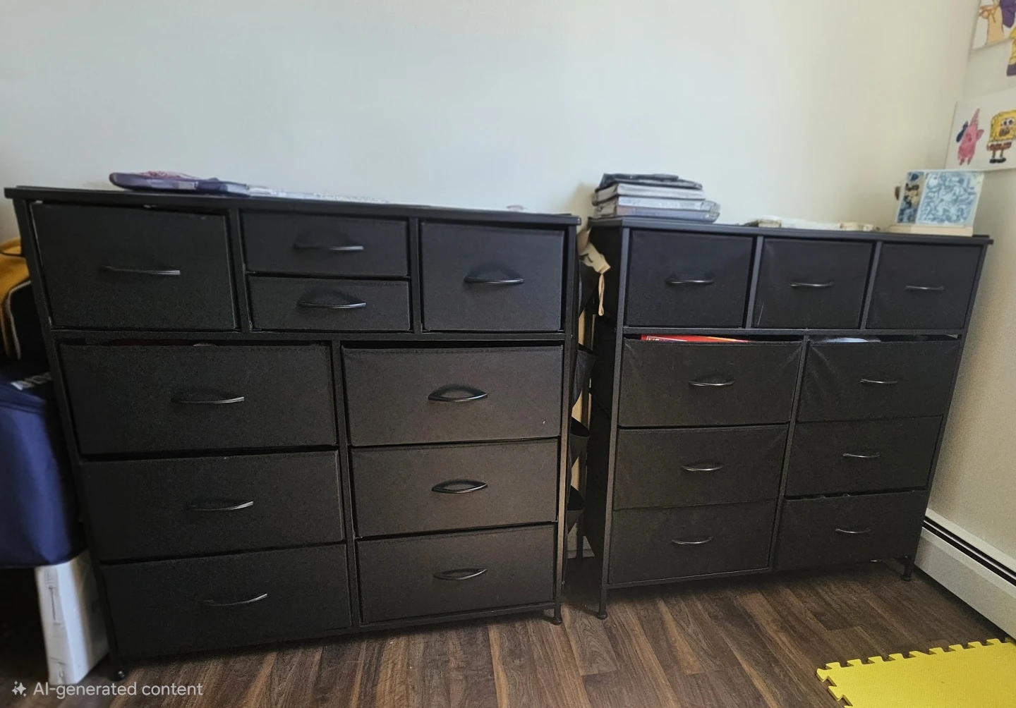 Black Drawer Dresser