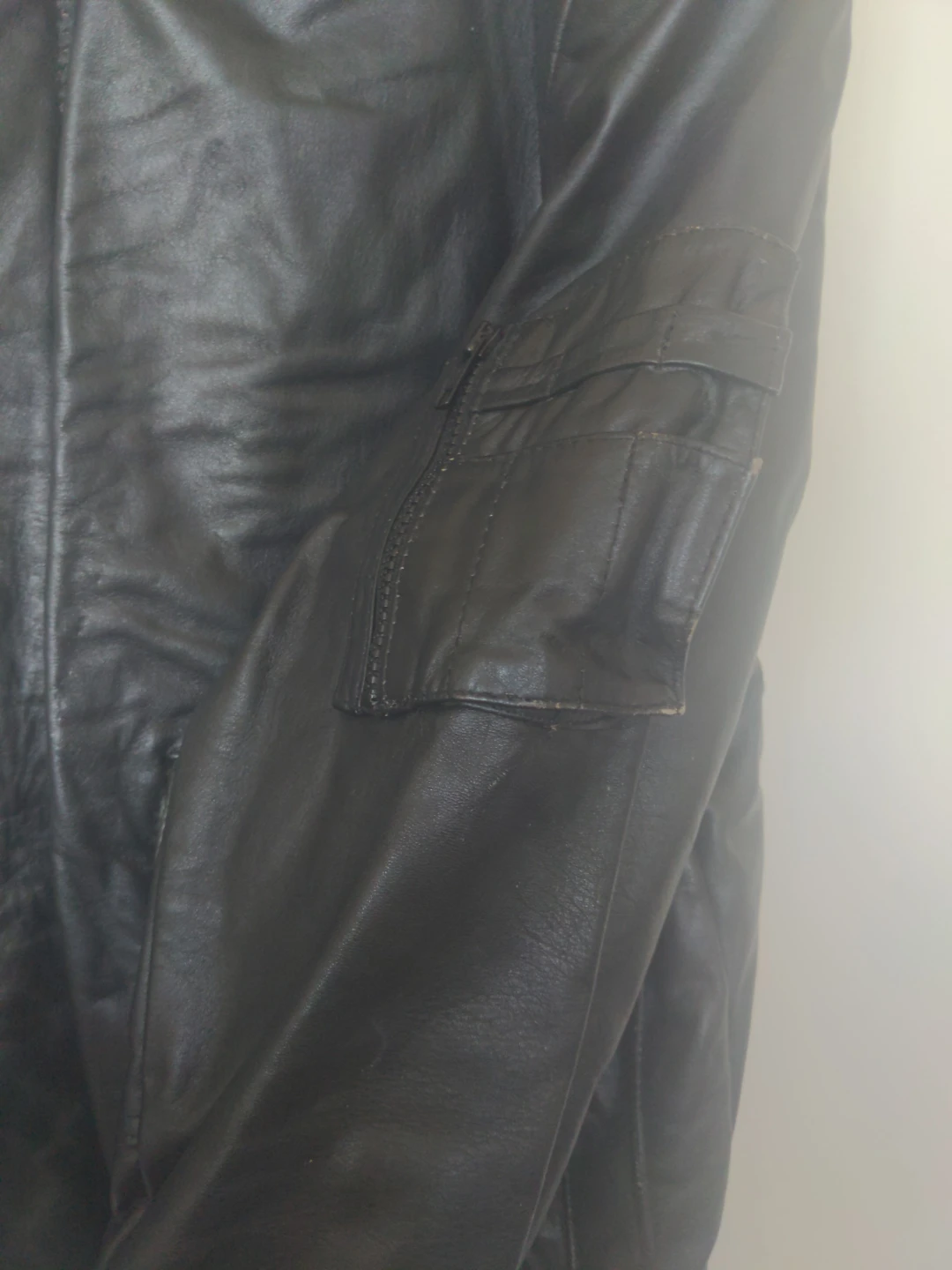 Bristol Black Leather Bomber Jacket - photo 2