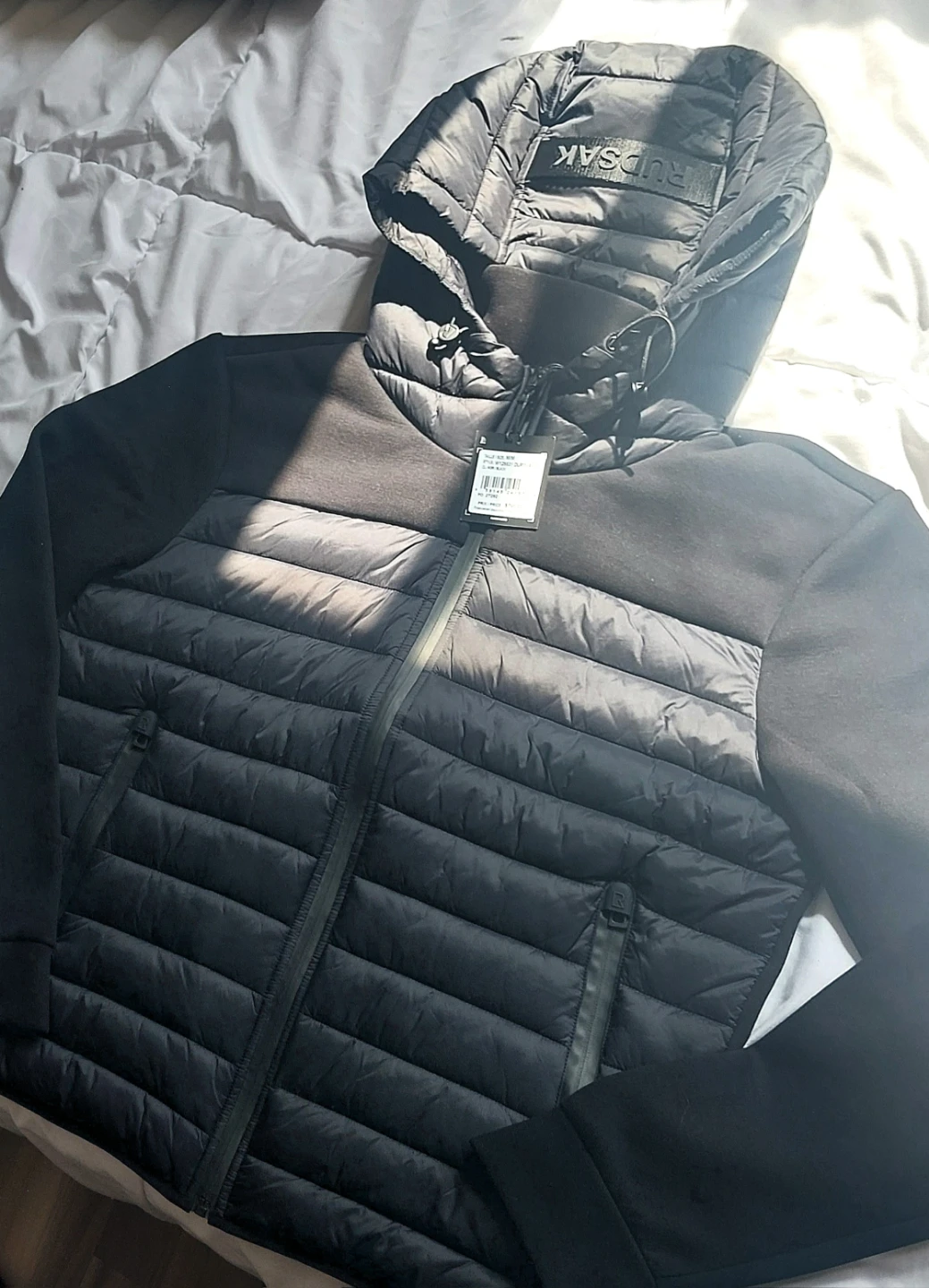 RUDSAK Black Puffer Hooded Jacket - photo 4