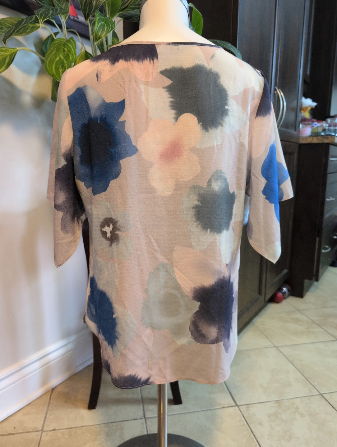Cleo Women's Floral Print Blouse - Size M - photo 4