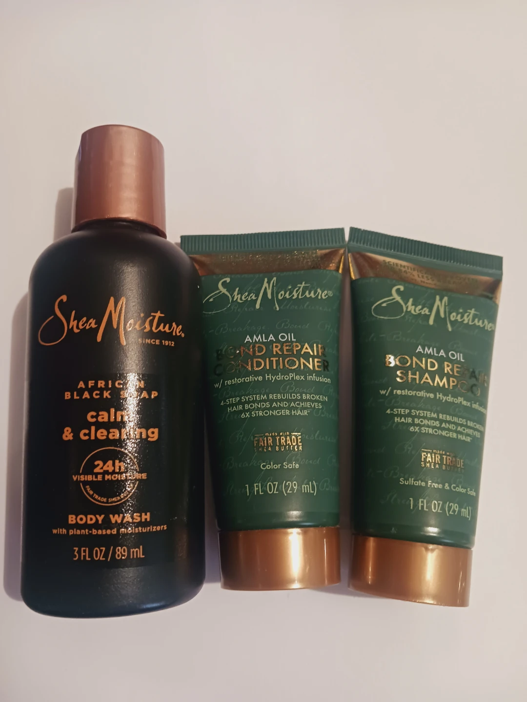Set of 3 Shea Moisture Body Wash, shampoo & condit. - photo 3