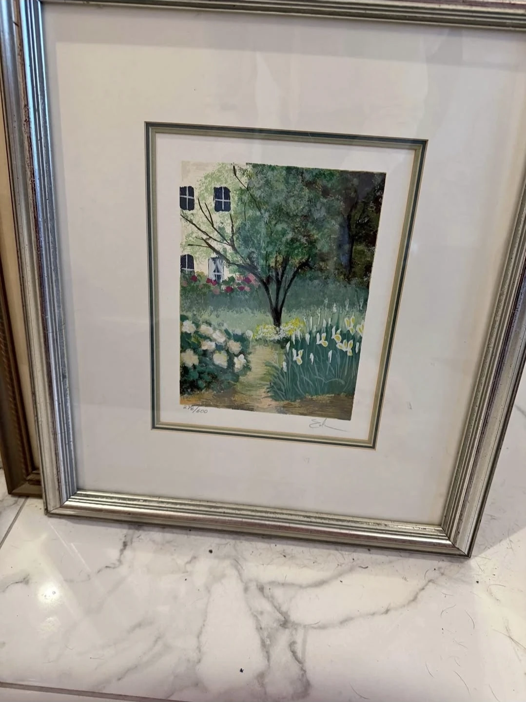 Framed "Garden Path" Print