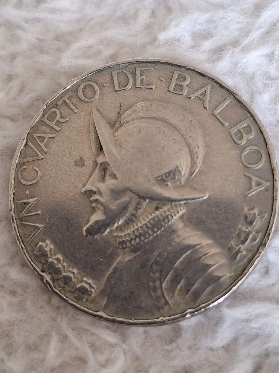 Panama 1/4 Balboa Coin - 1966