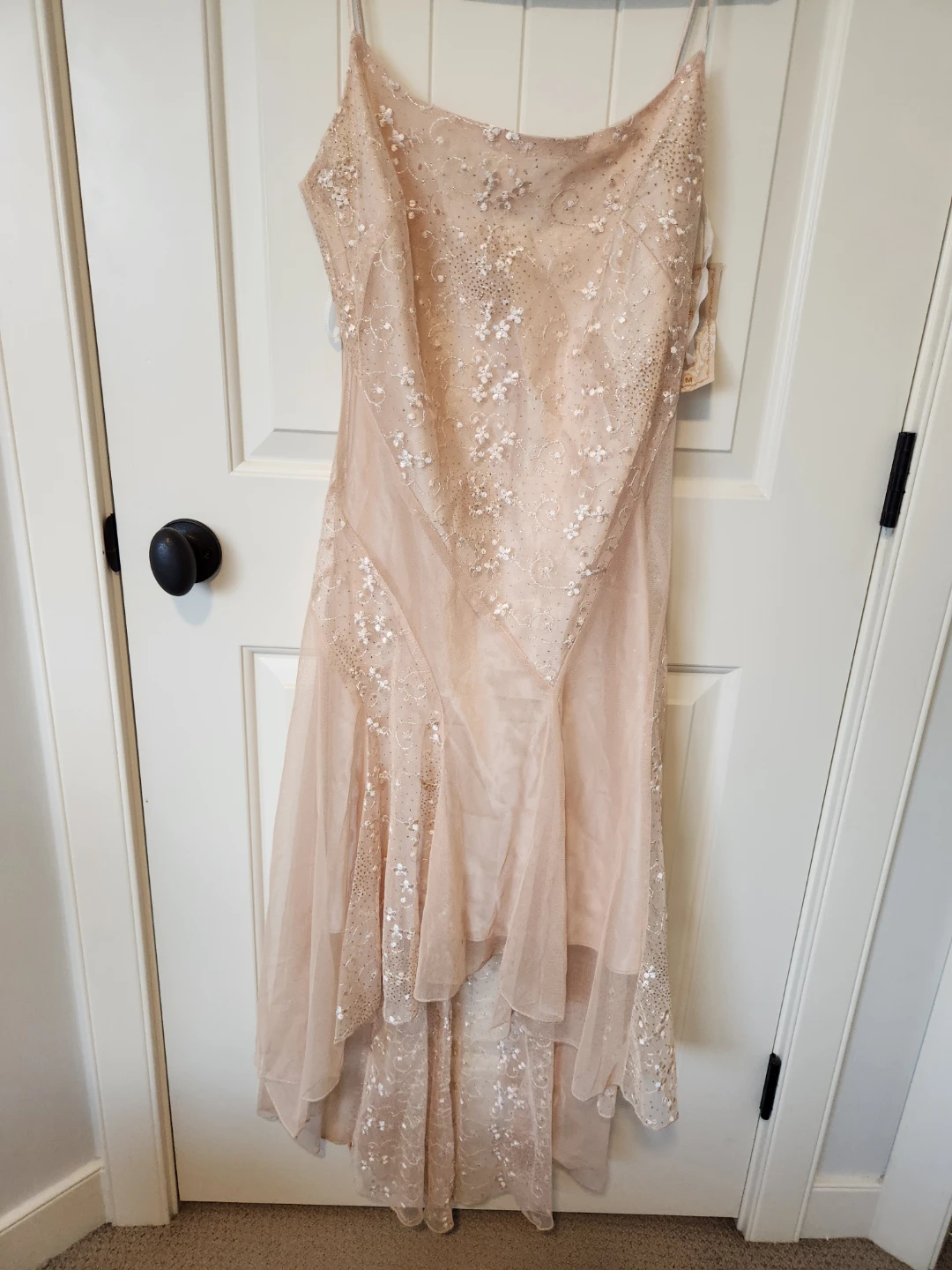 Gold Sequin Tulle Dress