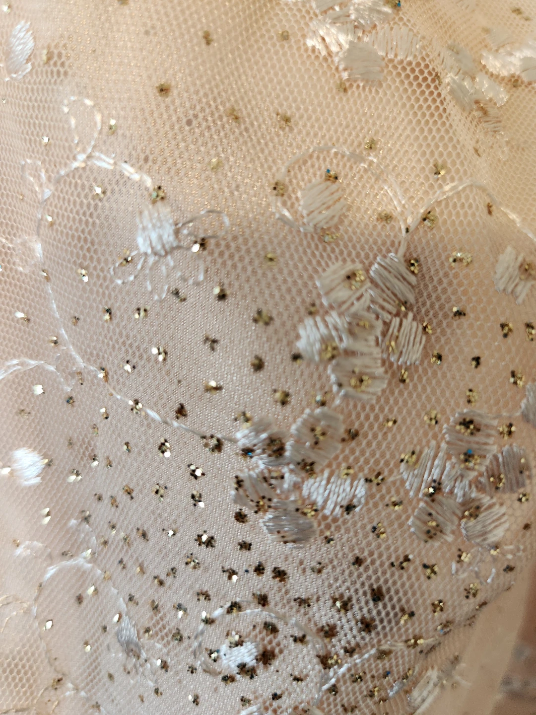 Gold Sequin Tulle Dress - photo 4